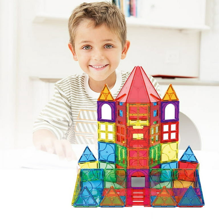 Blocs de construction magnétiques - multicolore - Kiabi - 17.90€