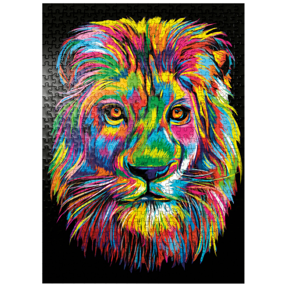 MyPuzzle - Lion Head - Premium 500 Piece Jigsaw Puzzle for Adults