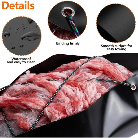 Deer Drag Sleds-Multi-Purpose Utility Sled for Hauling Ice Fishing Supplies, Fire Wood, Duck Hunting, Fishing Gear and Accessories (1)