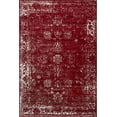 thumbnail image 4 of Unique Loom 3141385 6 x 9 ft. Casino Sofia Rectangular Rug, Burgundy, 4 of 5
