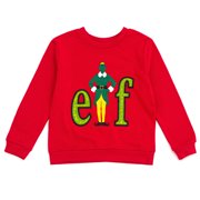Elf Buddy Christmas Fleece Sweatshirt and Jogger Pants Outfit Set Logo Little Kid to Big Kid