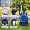 thumbnail image 5 of Pressure Washer 4200PSI-Max 2.8GPM Power Washer 4 Nozzles ,500ml Foam Cannon, 25FT Hose Power Washer Cleaning for Car Wash, Home, Fence, Yard, Outdoor, Siding, Pool, Brick Cleaning, 5 of 5
