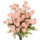 thumbnail image 1 of Uxcell 12 Paquete de Flores de Crisantemo Artificiales en Bola 20.08 pulgadas 5 cabezas Ramos de Crisantemo de Seda Falsos Rosa, 1 of 6