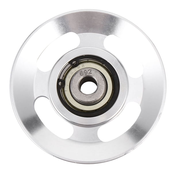 Polea de aleación de aluminio para gimnasios domésticos, rodamientos de bolas de 3,5 pulgadas, poleas para gimnasio, polea universal, rueda de polea, cable de acero para fitness