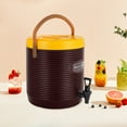 thumbnail image 3 of DENEST Stainless Steel Insulated Bucket W/ Faucet Lid Keep Warm And Cold Thermos Barrel, 3 of 16