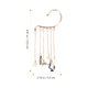 thumbnail image 5 of 2 piezas Tassel Ear Bone Clip de luna Earra de orejas Estrellas de luna Clip de oído no penetrante en aretes, 5 of 5