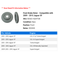 thumbnail image 2 of Front Brake Rotor - Compatible with 2009 - 2015 Jaguar XF 2010 2011 2012 2013 2014, 2 of 2