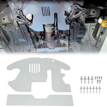 Catalytic Converter Protection Shield Cover Guard Protector Aluminium for 2010-2015 Toyota Prius 2011 2012 2013 2014