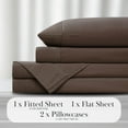 thumbnail image 3 of Stylish Pleated Hem 21-inch Extra Deep Pocket Comfortable Microfiber Sheet Set by Southshore Fine Linens, 3 of 10