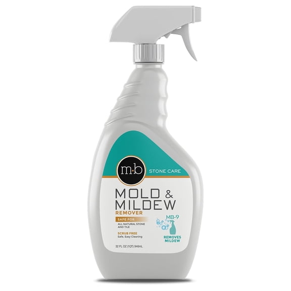 MB Stone Care - MB-9 Mold & Mildew Stain Remover (1 Quart / 32 fl oz) (For Cleaning Granite, Marble, Limestone and Travertine)