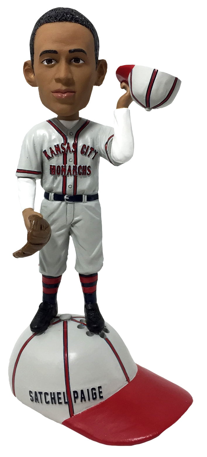 Satchel Paige Kansas City Monarchs Talking Tip Your Cap Bobblehead