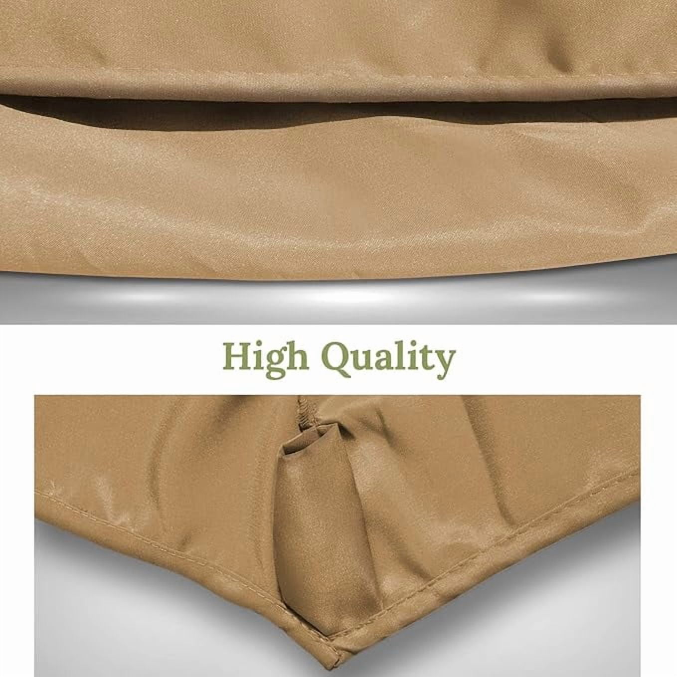 ALUVIERA 9ft 6ribs Umbrella Canopy Cover Replacement Top Canopy for Patio Umbrella