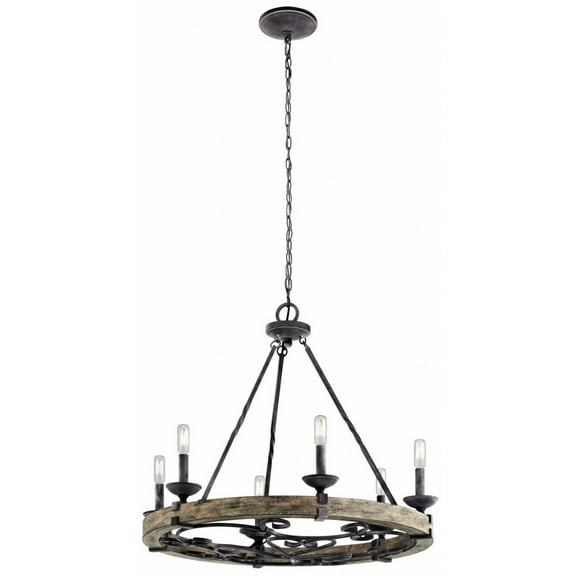 Kichler Lighting - Six Light Chandelier - Chandelier Round Pendant - Taulbee - 6