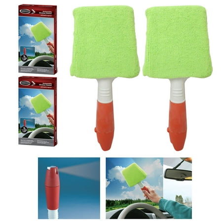 2 Pc Auto Window Cleaner Microfiber Windshield Clean Shine Car Wiper Glass (Best Pc Cleaner For Windows 7)