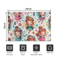 thumbnail image 5 of Colorful Fairy Princess Pattern Door Rugs,Washable Non Slip Door Mats Indoor,Decorative Door Mats,Entry Mat Indoor for Entrance,Bedroom,Kitchen,Bathroom,16"x24", 5 of 6