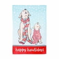 thumbnail image 2 of Evergreen Winter Pups Suede Garden Flag 12 x 18 Inches Indoor Outdoor Decor, 2 of 7