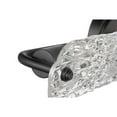 thumbnail image 5 of Nuvo Lighting Glacier 3 Light Vanity Medium Base 60 Watt Matte Black Finish Ice Glass, 5 of 7