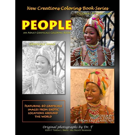 New Creations Coloring Book Series: People