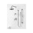 thumbnail image 3 of Pfister LG16-3TBK Tisbury Handheld Shower with Slide Bar in Brushed Nickel, 3 of 3