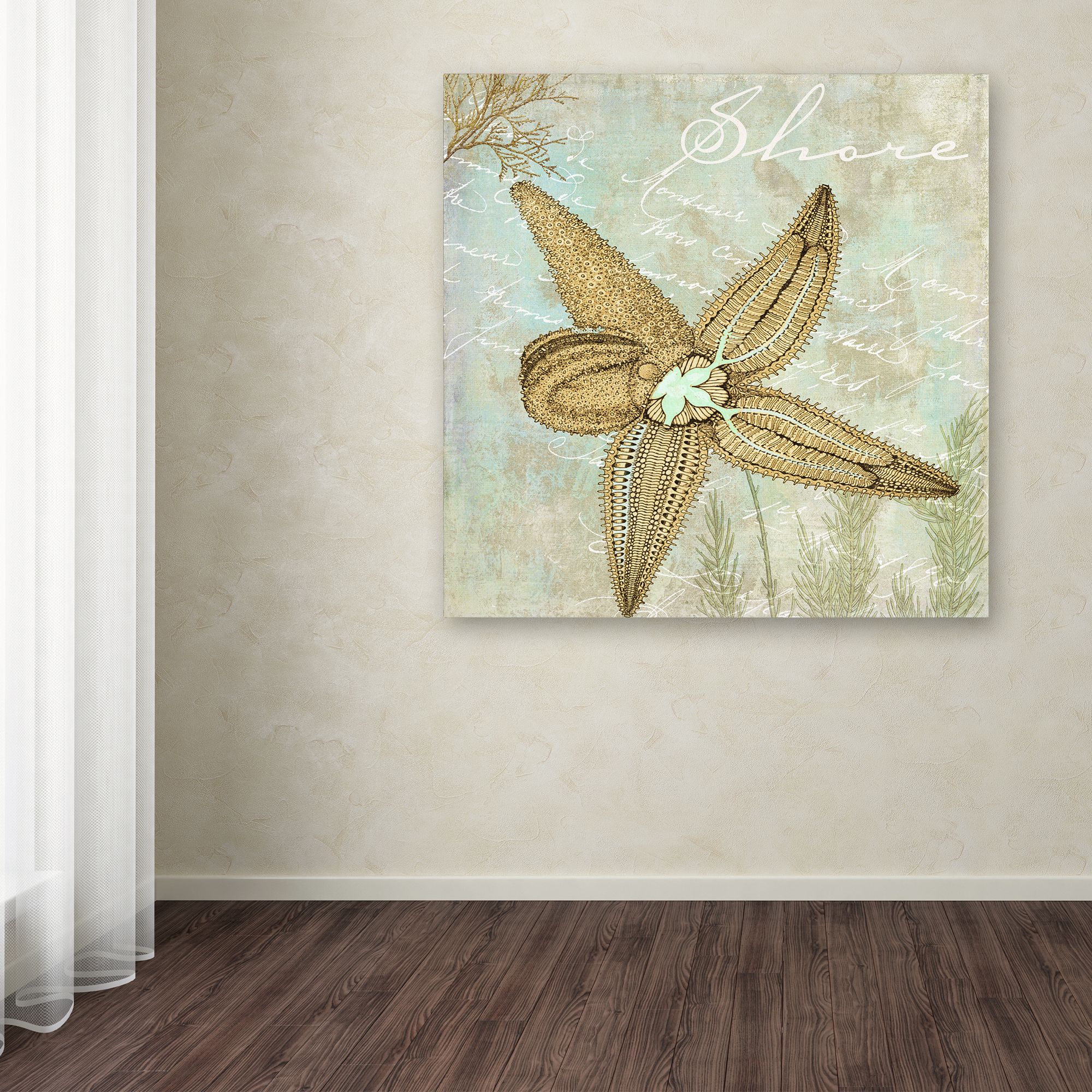 Trademark Fine Art "Turquoise Beach V" Canvas Art by Color Bakery