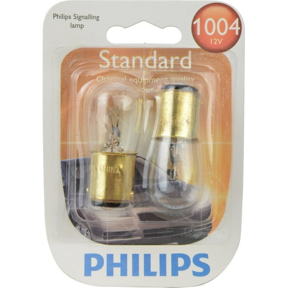 Philips Standard Miniature 1004, Clear, Twist Type, Always Change In Pairs!