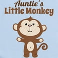 thumbnail image 2 of CafePress - Aunties Little Monkey Body Suit - Baby Light Bodysuit, Size Newborn - 24 Months, 2 of 4