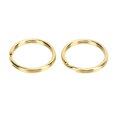 thumbnail image 4 of Quick Release Keychain Brass Detachable Pull Apart Key Rings Separate Chain Snap Lock Holder for Car House Keys, 4 of 5