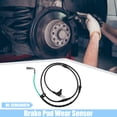 thumbnail image 2 of Unique Bargains Front Brake Pad Electronic Wear Sensor Replacement Fit for Land Rover LR3 Black Green, 2 of 6