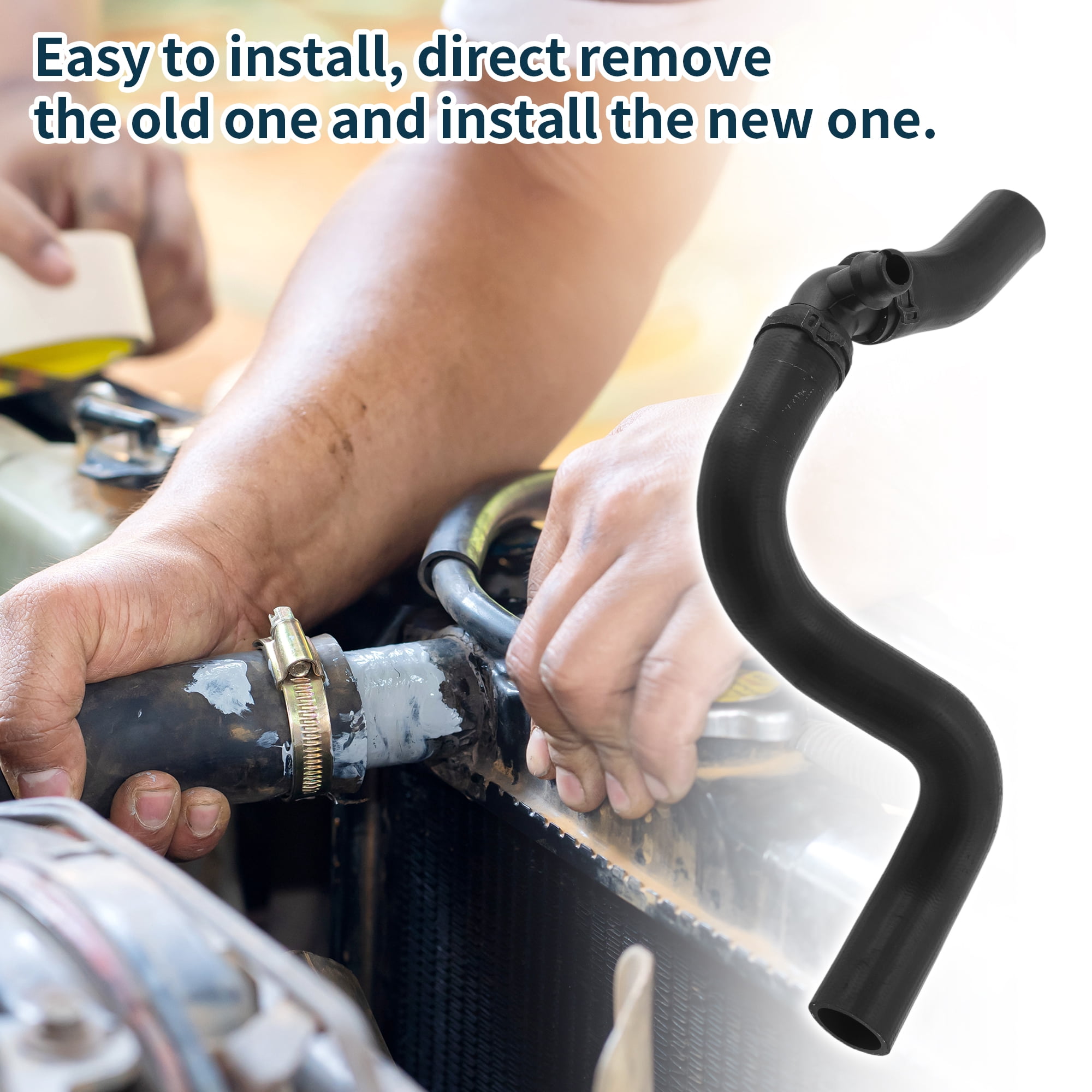 Unique Bargains Radiator Hose Heater Hose Radiator Outlet Hose Pipe No.13220131 Water Pipe