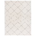 thumbnail image 3 of SAFAVIEH Arizona Zarif Geometric Shag Area Rug, Ivory/Beige, 9' x 12', 3 of 13