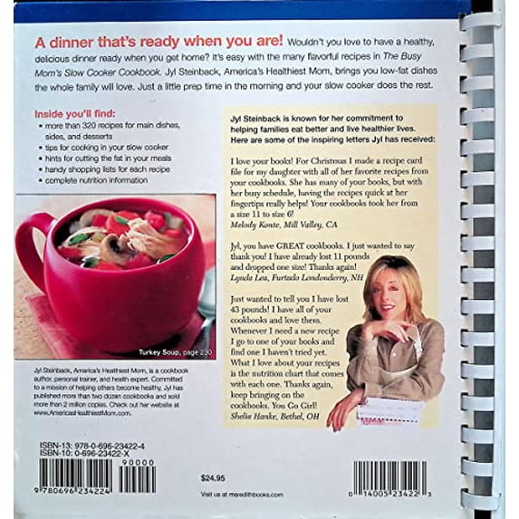 Pre-Owned The Busy Mom's Slow Cooker Cookbook (Paperback) by Jyl Steinback