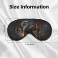 thumbnail image 5 of Eye Sleep Mask for Women Men - fire black dragon Adjustable Soft Buckle Travel Eye Masks for Sleep Mask Blackout, Sleeping Mask for Women Men, Funny Blindfolds for Party Games, 5 of 5