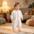 thumbnail image 7 of Newborn Baby Cotton Bodysuit Long-Sleeve Unisex Babies Clothing Infant Baby Summer Long Sleeves Skirt 18-36 Months, 7 of 7