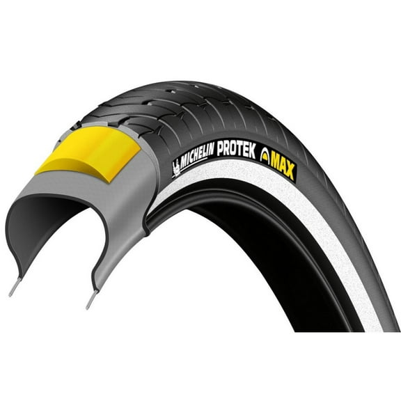 Michelin Protek Max Tire - 700 x 35, Clincher, Wire, Black, E-Bike