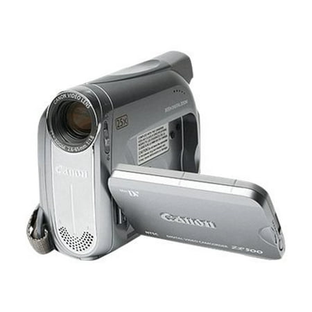Canon ZR500 - Camcorder - 680 KP - 25x optical zoom - Mini DV - blue mist