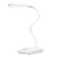 thumbnail image 2 of Decdeal Ultralight White LED USB Rechargeable Dimmable Eye-Caring Desk Lamp 1200mAh Touch Control Table Light with 360° Rotatable Head Flexible Hose for Studying Reading Working Camping, 2 of 8