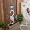 thumbnail image 2 of Solar Wind Chime LED Wind Chime Lighting Color Changing Hanging Light for Outdoor Garden Yard Party Decor (Silver), 2 of 7