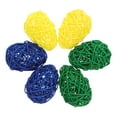 thumbnail image 4 of MRLESS 6pcs Easter Egg Shape Wicker Rattan Balls Boho Style Decorative Balls for Weddings Seasonal Decor Vase Fillers Holiday Decorations, 4 of 8