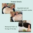 thumbnail image 3 of Dog Suspender Boots, Dog Boots with Adjustable Straps - Anti-slip Pet Shoes for Small Medium Large Dogs, Outdoor Walking Canada Pooch Dog Boots, Black, 3 of 5