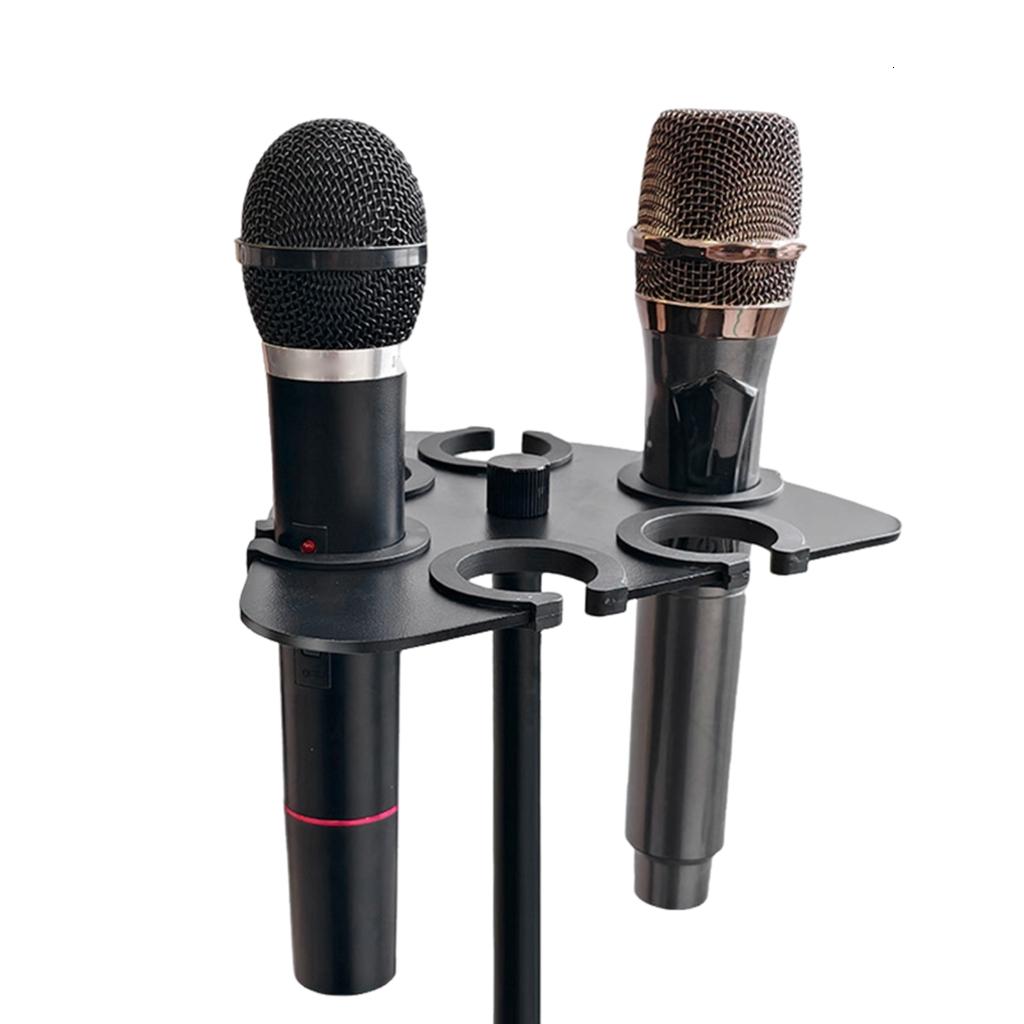 YongCo Versatilitys On-Stage Multi Mic Holder Mic Storage Stand Tray for Handheld, Dynamic, Corded or Wireless Microphones
