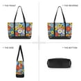 thumbnail image 6 of FORMRS Canvas Laptop Tote Bag for Women with 15.6" Computer Compartments Shoulder Handbag, Floral Fiesta, 6 of 7