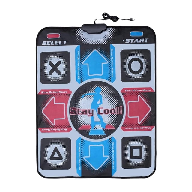 USB Dance Mat Pad, Electronic Musical Playmat Toys PC USB Dancing Mat, Dancing,
