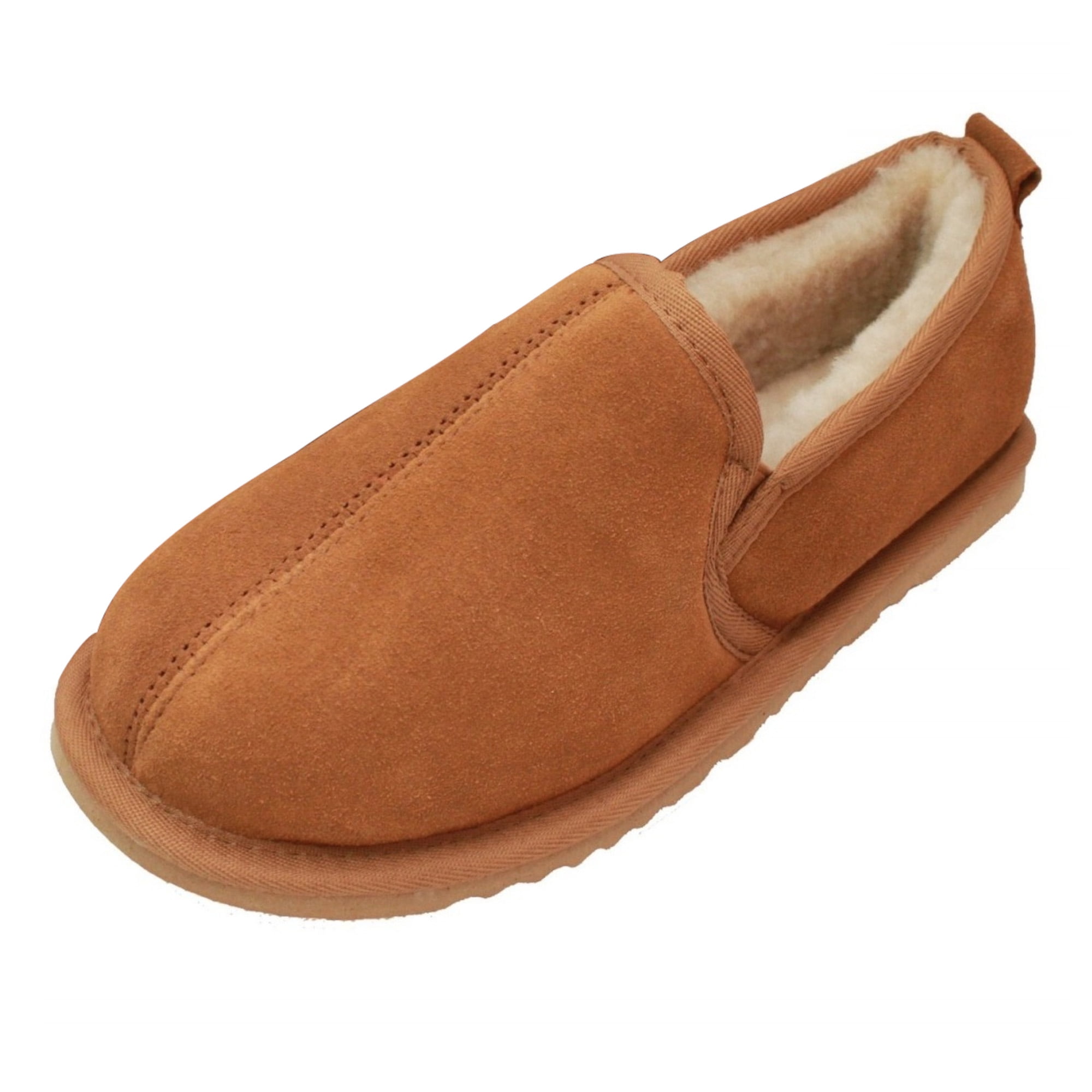 Eastern Leather Mens Hard Sole Slippers - Walmart.com