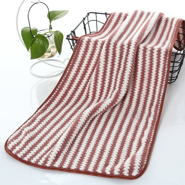 Toalla de baño de vellón de coral catiónico para el hogar, suave, espesa, absorbente de agua, toalla para cabello seco, suministro en vivo, toalla cuadrada