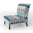 thumbnail image 3 of Designart "Vintage Boho Emerald Charm" Upholstered Modern Accent Chair and Boho Abstract Arm Chair, 3 of 5