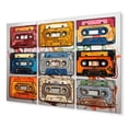 thumbnail image 2 of Designart "Pop Art Cassette Collection I" Music Wall Art Prints Set, 2 of 5