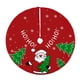 thumbnail image 4 of Falda de árbol de Navidad de dibujos animados, Papá Noel, muñeco de nieve, alce, decoración inferior de árbol de Navidad, Feliz Navidad, Feliz Año Nuevo, 2024, 4 of 4