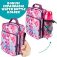 thumbnail image 2 of Bentology Lunch Box Set for Kids - Girls Insulated Lunch Box Tote, Water Bottle, and Ice Pack - 3 Pieces - Mermaid, 2 of 6