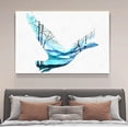 thumbnail image 4 of Póster de lienzo de doble exposición con acuarela de ganso, decoración de dormitorio, paisaje deportivo, decoración de oficina, regalo, estilo marco, 16 x 24 pulgadas (40 x 60 cm), 4 of 8