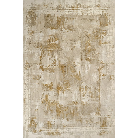 Cream Framed Area Rugs for Living Room Washable Rugs Boho Moroccan Area Rug Soft Neutral Geometric Bohemian Carpet Distressed Indoor Rug for Bedroom Dining Room Office Foldable Nonslip Rug